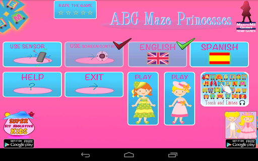 ABC Maze of Princesses