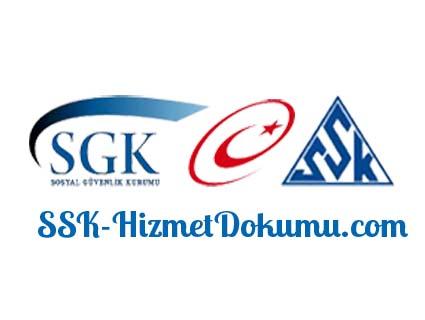 SSK Hizmet Dökümü