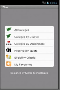 TNEA Android application Screenshots 0