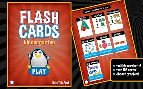 Android application Flashcards - Kindergarten screenshort