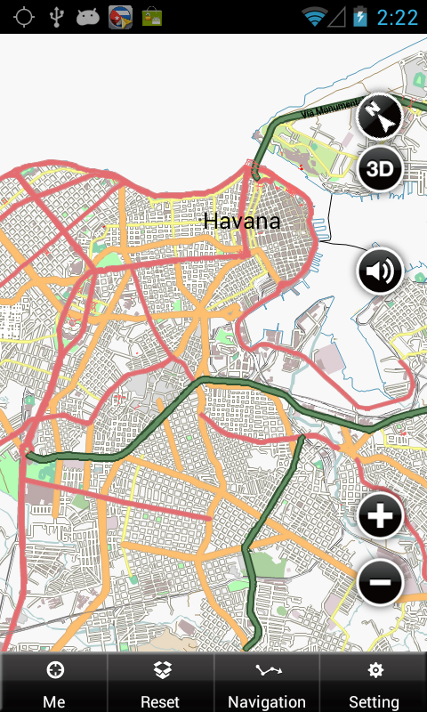 Havana Offline Map Screen 2