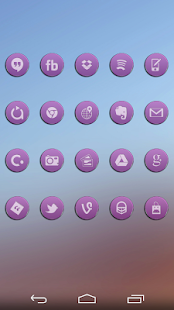 How to download VM9 Purple Glass Icons 2.02 mod apk for bluestacks