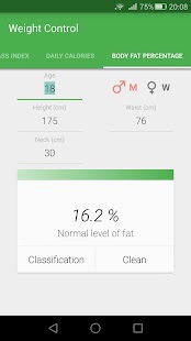 Body mass index Calculator BMI Screen 3