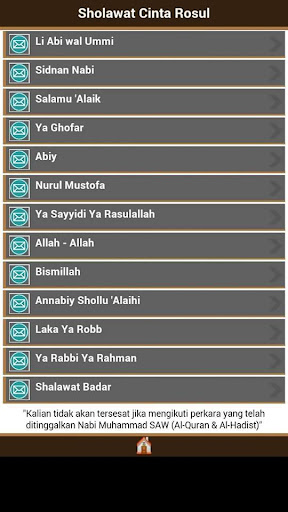 Sholawat Cinta Rasul Lengkap