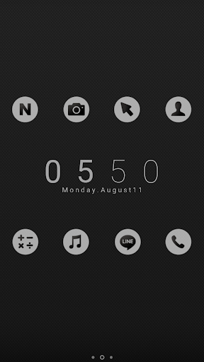 Grey In Black dodol Theme