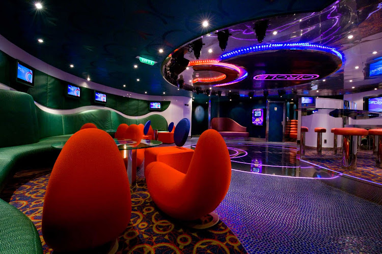 Young teens can hang out and meet new friends at Circle C, Carnival Dream's lounge for 12- to 14-year-olds. 