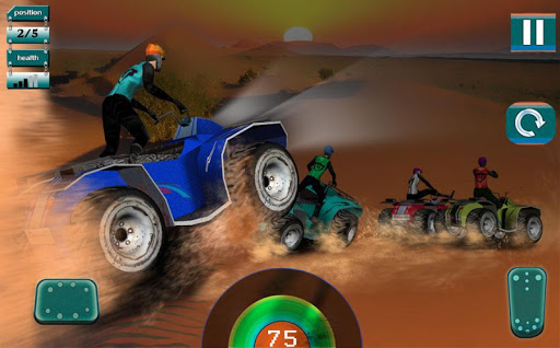 3D quad bike racing