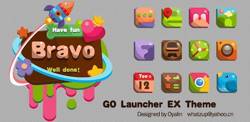 Bravo_GO Launcher Theme -  apk apps