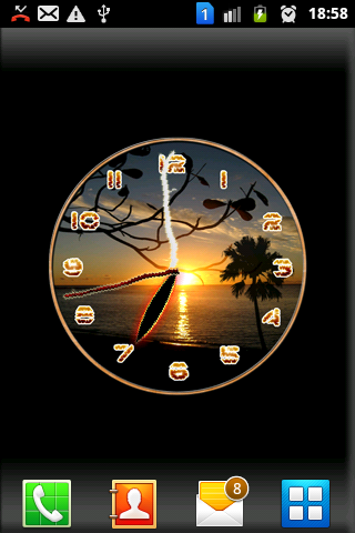 免費下載娛樂APP|Sunset Analog Clock app開箱文|APP開箱王