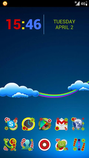 Next Launcher Theme Colorful