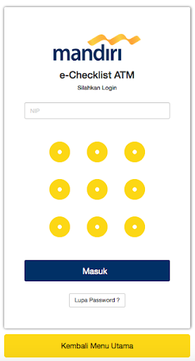 e-Checklist ATM Mandiri I