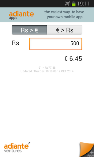 Euro to Indian Rupee