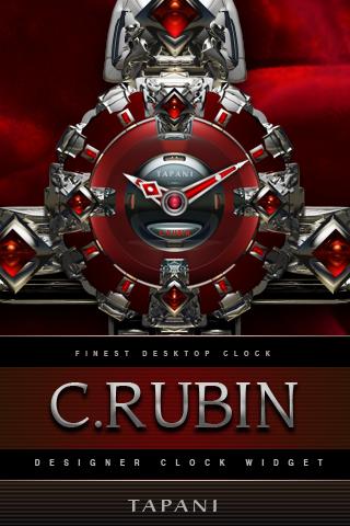 RUBIN Luxury Clock Widget Screen 1