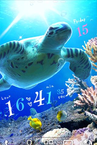 Sea Turtle ライブ壁紙 Screen 2