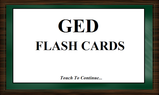 GED Flashcards Study Practice
