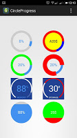 CircleProgress example APK Gambar Screenshot #3