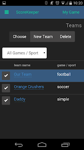 Lastest ScoreKeeper for Sports / Games APK for Android