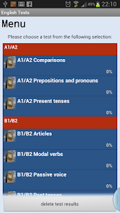Lastest English Tests Demo APK