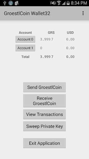 GroestlCoin Wallet32