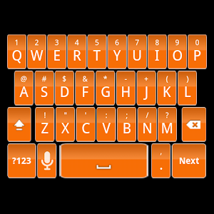 Orange Keyboard Skin