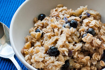 Blueberry Walnut Baked Oatmeal