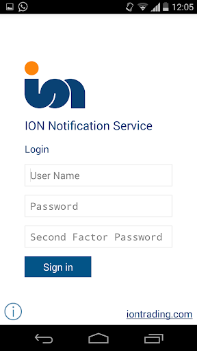 ION Notification Service