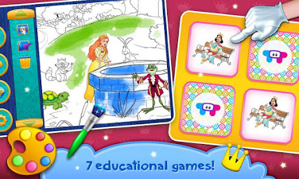 Princess & Frog book for kids poster 2