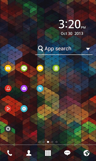 Colorful Circle Dodol Theme