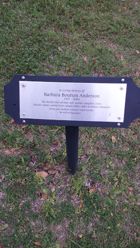 Barbara Boulton Anderson Memorial