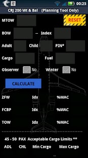 CRJ200 Load Planning Tool Screenshots 0