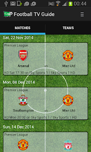 Football TV Guide Latest Version APK for Android – Android Sports Apps