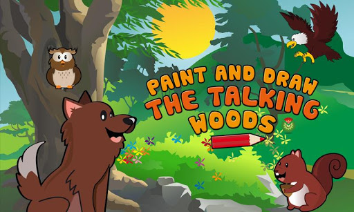 Paint Draw the Talking Woods