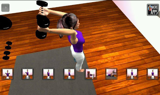 免費下載健康APP|3D 锻炼手臂设置为女孩 app開箱文|APP開箱王