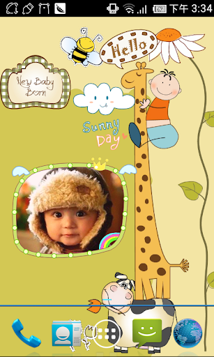 Giraffe Stickers LiveWallpaper