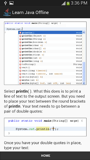 【免費教育App】Learn Java Offline-APP點子