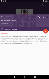 Pocket Casts Screenshot