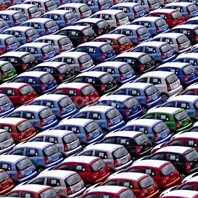 Tinker Toys by Jennifer Wheatley-Wolf - Transportation Automobiles