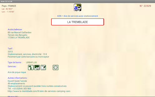 Aires Campingcar-infos Screenshots 2