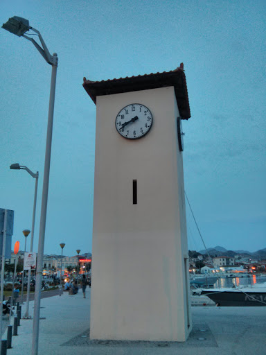 Clock at Myrina's Old Port