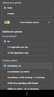 Battery status of my life Screen 3