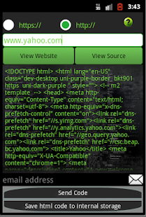 HTML Code reader Screenshots 0