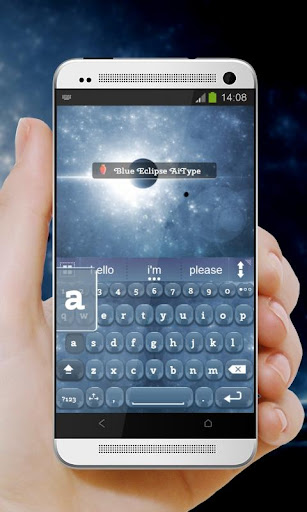 免費下載個人化APP|藍色的Eclipse AiType Theme app開箱文|APP開箱王