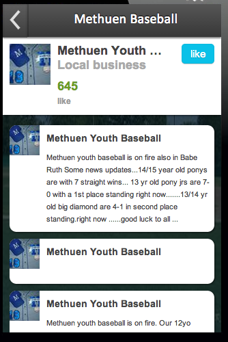 【免費商業App】Methuen Baseball-APP點子