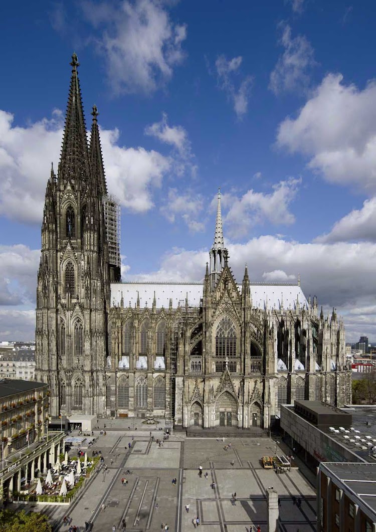 The Cologne Cathedral, Germany's largest cathedral, was completed in 1880, some 632 years after construction began.