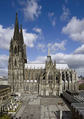 The Cologne Cathedral, Germany's largest cathedral, was completed in 1880, some 632 years after construction began.