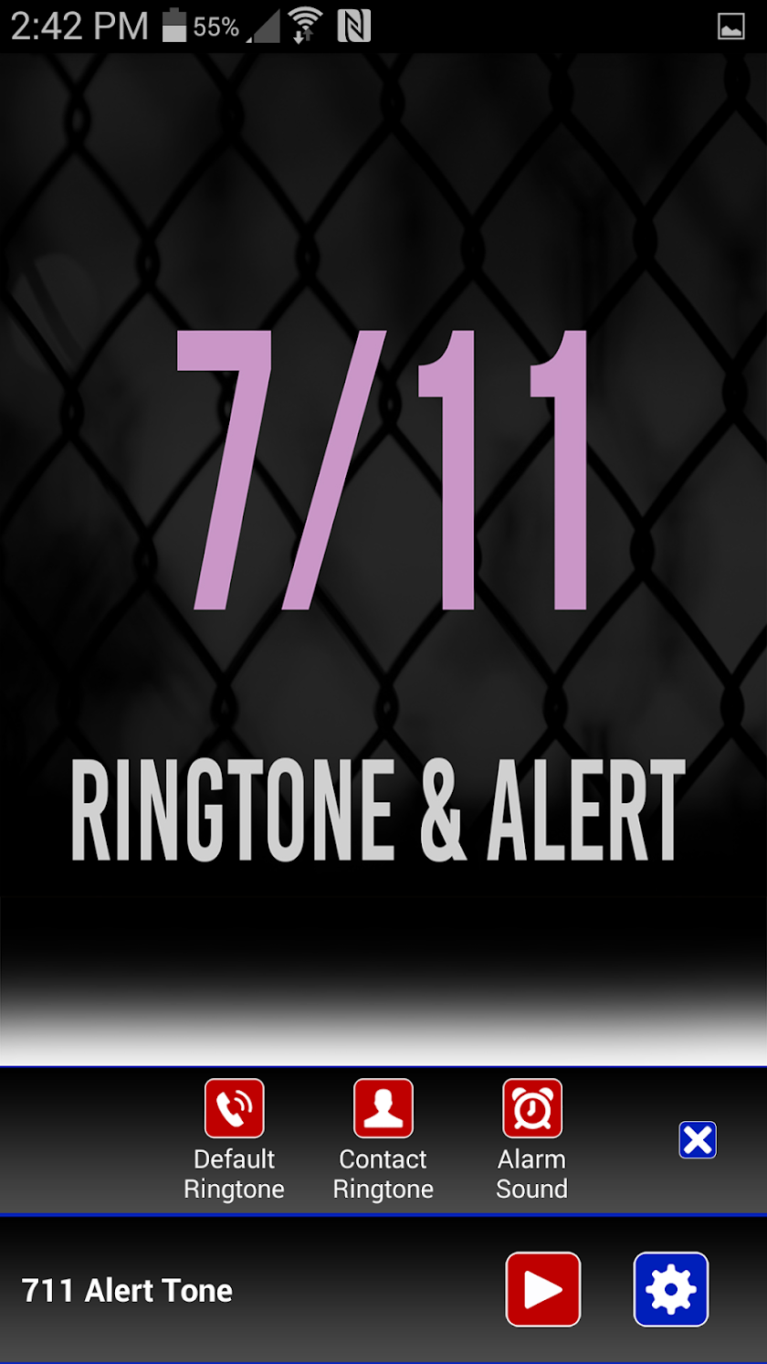 7/11 Ringtone and Alert Screen 2