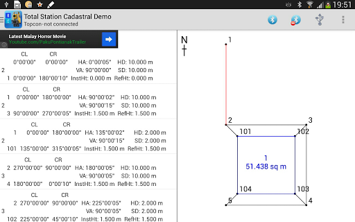 【免費生產應用App】Total Station Cadastral Demo-APP點子