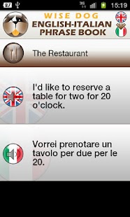 English-Italian Phrase Book Screenshots 12