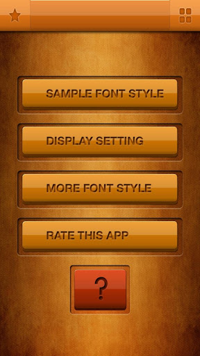 Font Style Clean Android s3