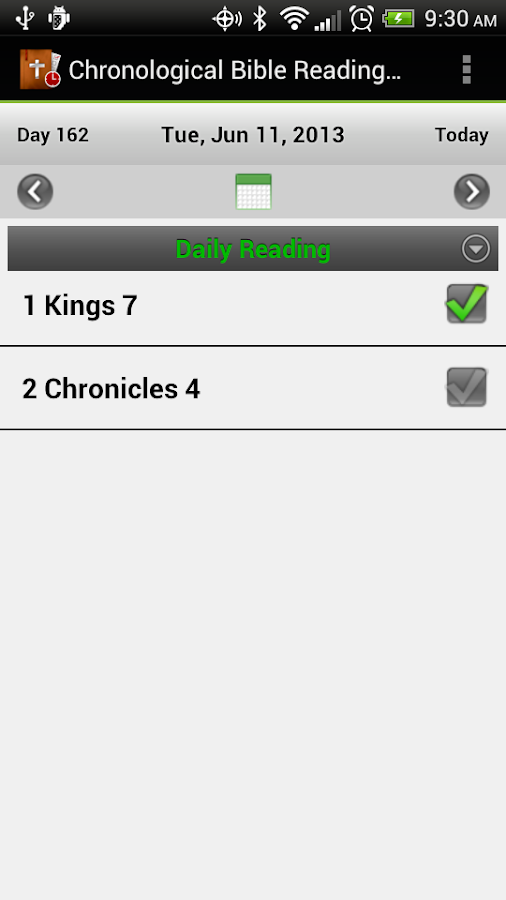 BibleGateway.com - Chronological Reading Plan